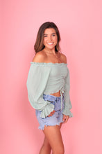 Load image into Gallery viewer, SWEET & SAGE OFF SHOULDER TOP