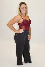 Load image into Gallery viewer, BURGUNDY BODYSUIT