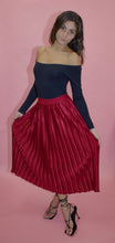 Load image into Gallery viewer, BURGUNDY SKIRT
