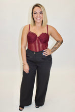 Load image into Gallery viewer, BURGUNDY BODYSUIT