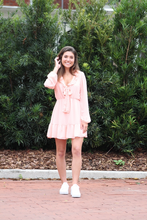 Load image into Gallery viewer, PRETTY AS A PEACH DRESS
