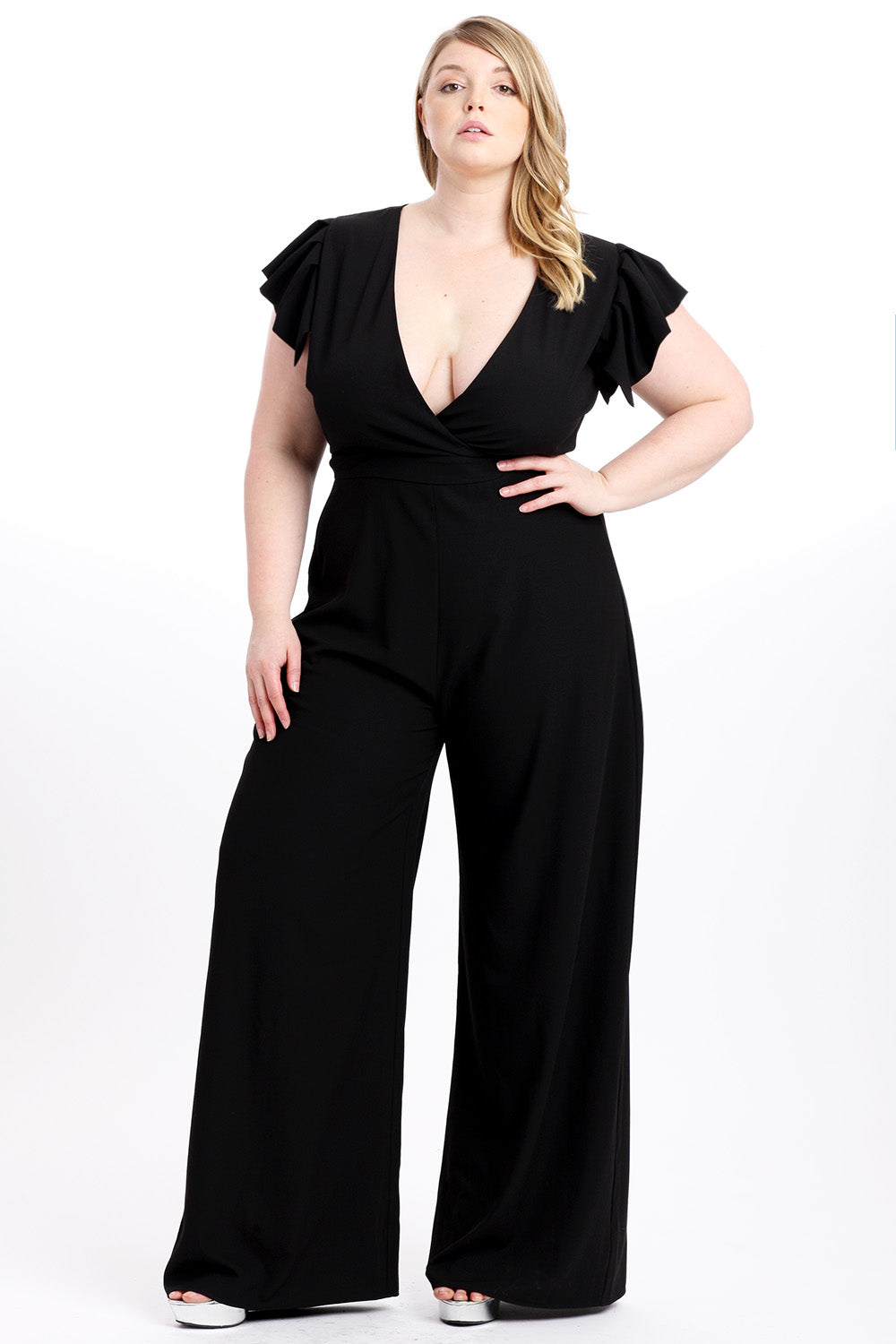 REGAN RUFFLE  JUMPSUIT