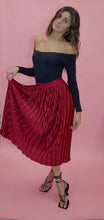Load image into Gallery viewer, BURGUNDY SKIRT
