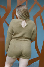 Load image into Gallery viewer, OLIVE SWEATER ROMPER
