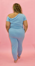 Load image into Gallery viewer, OFF SHOULDER JUMPSUIT BLU
