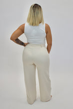 Load image into Gallery viewer, TWILL TROUSER CREAM
