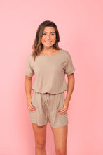 Load image into Gallery viewer, ASH MOCHA ROMPER
