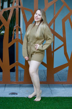 Load image into Gallery viewer, OLIVE SWEATER ROMPER
