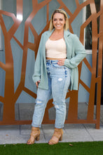 Load image into Gallery viewer, MINT BUTTON BLAZER
