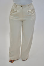 Load image into Gallery viewer, TWILL TROUSER CREAM
