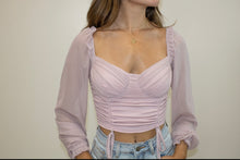 Load image into Gallery viewer, BLUSH RUCHED CROP
