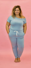 Load image into Gallery viewer, OFF SHOULDER JUMPSUIT BLU
