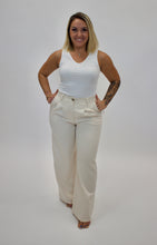 Load image into Gallery viewer, TWILL TROUSER CREAM
