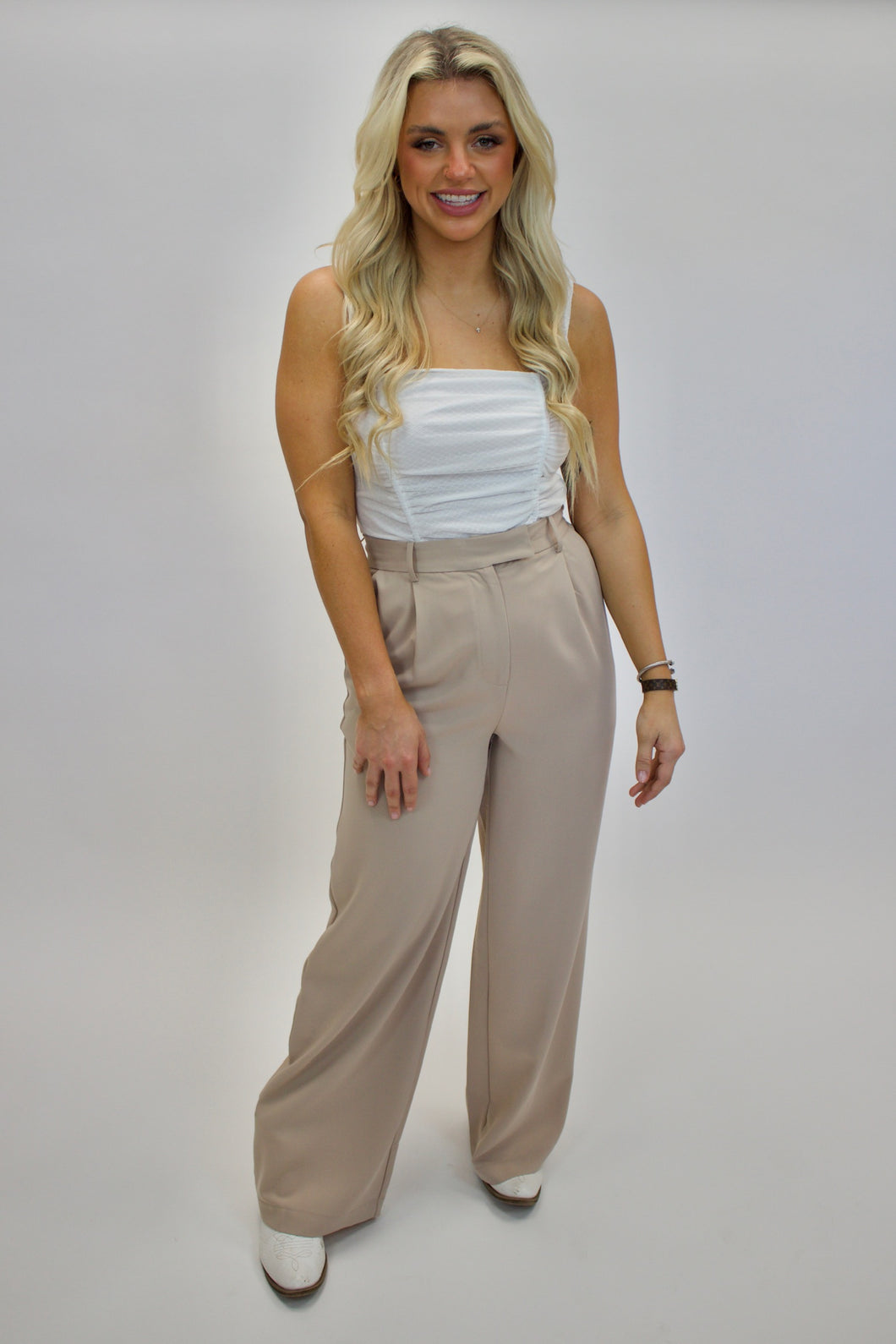 TROUSER TAUPE