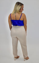 Load image into Gallery viewer, HIGH WAISTED TROUSERS TAUPE

